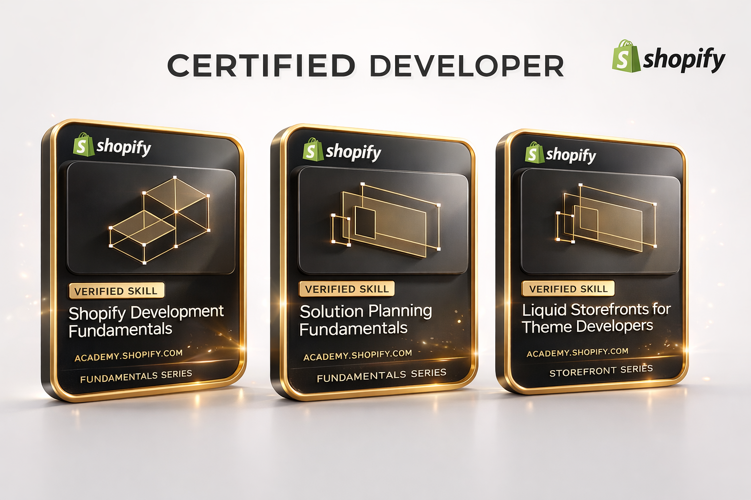 Certified Shopify Developer Badge