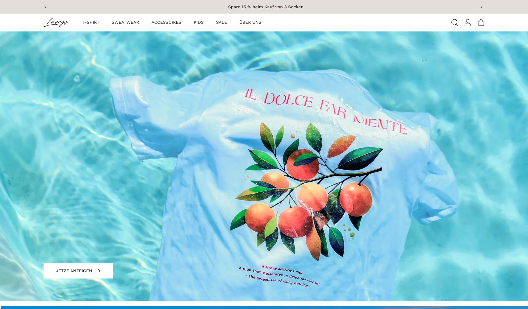 Larrys Shopify store build and optimization